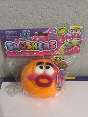 Authentic ORB Curiosities Smushers Face - Orange 🧡😊🧡